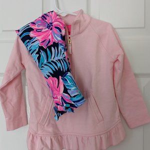 Lilly Pulitzer Girls Pullover & Capri Leggings XS
